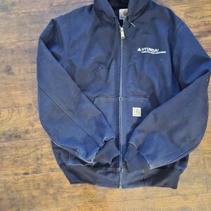 Carhartt Dark Blue Jacket with Logo